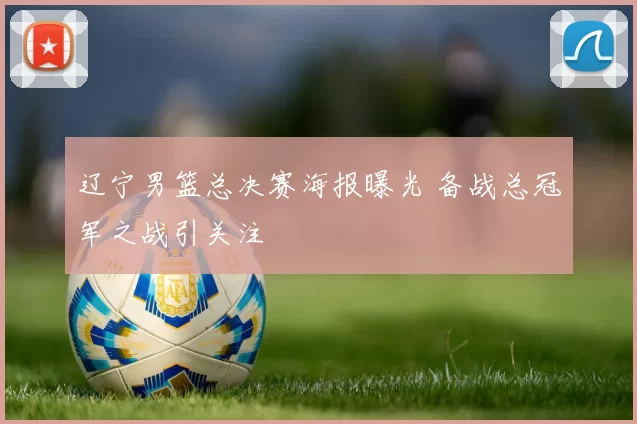 辽宁男篮总决赛海报曝光 备战总冠军之战引关注